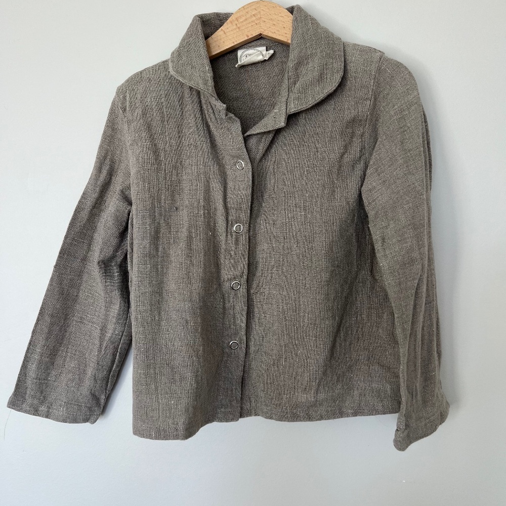 Red Creek Kids Linen  shirt 6T